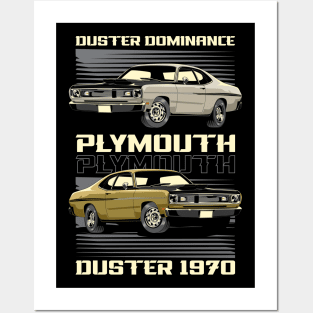 1970 Plymouth Duster Classic Car Posters and Art